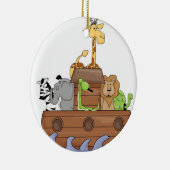 Kerstversiering met Noahs Ark Keramisch Ornament (Rechts)