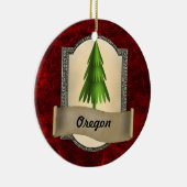 kerstversiering met Oregon Keramisch Ornament (Rechts)