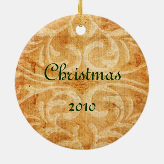  kerstversiering met Pekingese Keramisch Ornament (Achterkant)