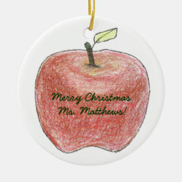 kerstversiering met persoonlijke kerstcadeautjes v keramisch ornament