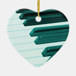 Kerstversiering met Piano- of Organ Keys-kerstsier Keramisch Ornament
