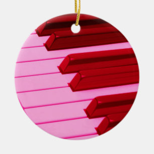 Kerstversiering met Piano- of Organ Keys-kerstsier Keramisch Ornament