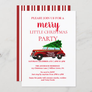 kerstversiering met Red Truck Kaart