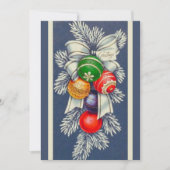  kerstversiering met Retro Spray Aangepast Feestdagenkaart (Voorkant)