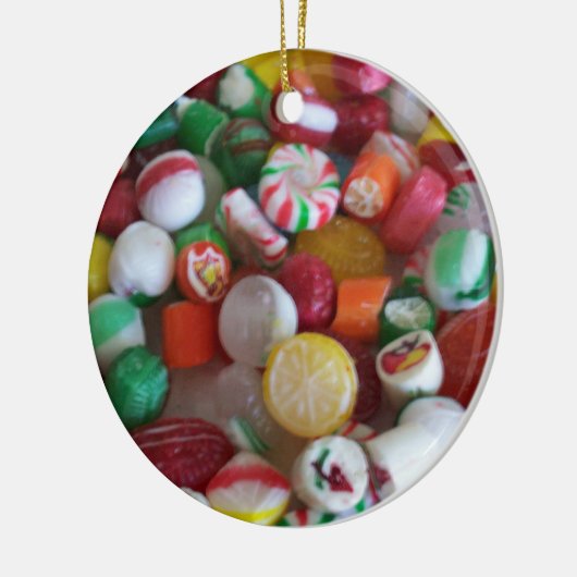 kerstversiering met Snoep Keramisch Ornament (Links)