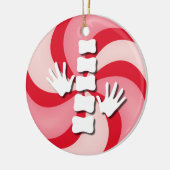 kerstversiering met Snoep uit China Keramisch Ornament (Links)