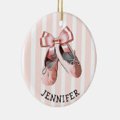 kerstversiering met speciale balletdiapositieven keramisch ornament (Rechts)