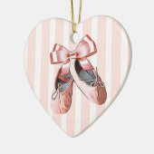 kerstversiering met speciale balletdiapositieven keramisch ornament (Links)