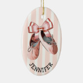 kerstversiering met speciale balletdiapositieven keramisch ornament (Rechts)