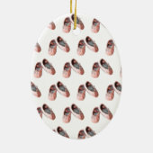 kerstversiering met speciale balletdiapositieven keramisch ornament (Achterkant)