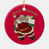 kerstversiering met speelgoed keramisch ornament (Achterkant)