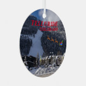 kerstversiering met telluride Vacation Metalen Ornament (Voorkant Rechts)