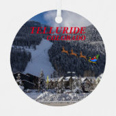 kerstversiering met telluride Vacation Metalen Ornament (Voorkant)
