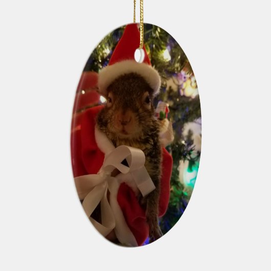 kerstversiering met tumbleweed keramisch ornament (Rechts)