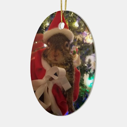 kerstversiering met tumbleweed keramisch ornament (Links)