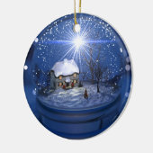 kerstversiering met Wereldbol Starlight Keramisch Ornament (Links)