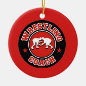 kerstversiering met wierlak keramisch ornament (Voorkant)