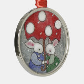 kerstversiering metalen ornament (Rechts)