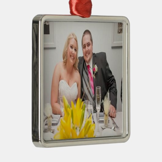 kerstversiering metalen ornament (Rechts)