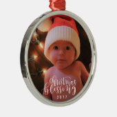 kerstversiering metalen ornament (Rechts)