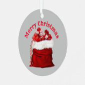 Kerstversiering Metalen Ornament (Voorkant links)