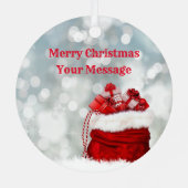 Kerstversiering Metalen Ornament (Achterkant)
