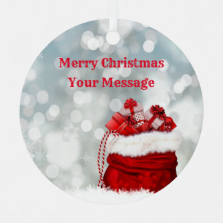 Kerstversiering Metalen Ornament