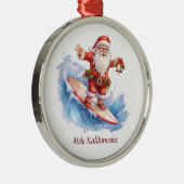 kerstversiering metalen ornament (Rechts)