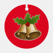Kerstversiering Metalen Ornament (Achterkant)