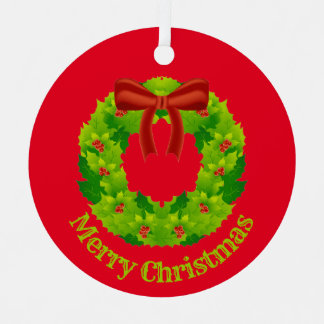 Kerstversiering Metalen Ornament