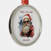 kerstversiering metalen ornament (Rechts)