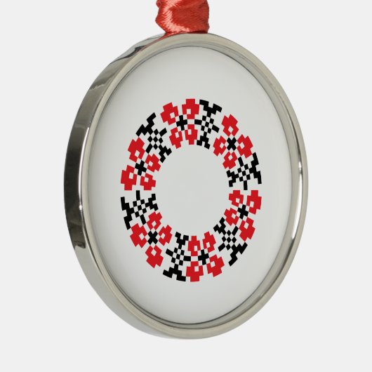 kerstversiering metalen ornament (Rechts)