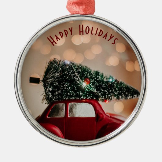 Kerstversiering Metalen Ornament (Voorkant)
