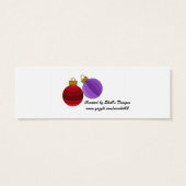 Kerstversiering Mini Visitekaartjes (Achterkant)