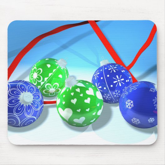 kerstversiering muismat (Voorkant)