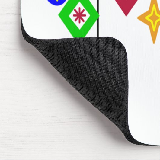 kerstversiering muismat (Hoek)