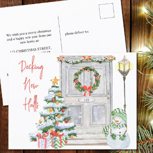 Kerstversiering Nieuwe Halls Kerstdeur Nummer Vaka Feestdagenkaart