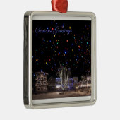 Kerstversiering "Noordelijke lichten" Metalen Ornament (Rechts)