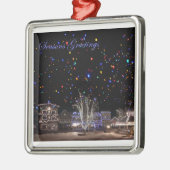 Kerstversiering "Noordelijke lichten" Metalen Ornament (Links)