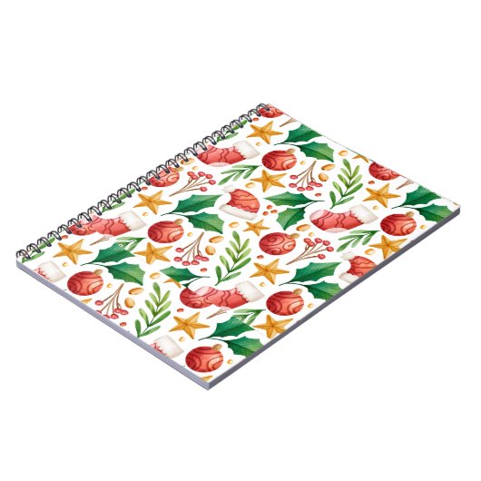 kerstversiering Notitieboek (Linkerzijde)