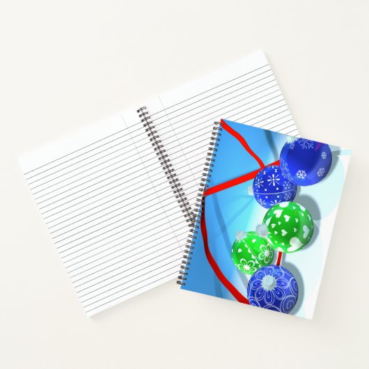 kerstversiering notitieboek (Binnen)