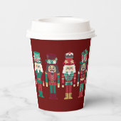 kerstversiering Nutkrakers Papieren Bekers (Achterkant)