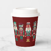 kerstversiering Nutkrakers Papieren Bekers (Voorkant)