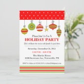 Kerstversiering of uitnodiging voor feestelijke fe (Staand voorkant)