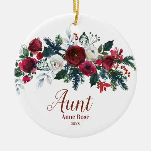 kerstversiering om tante Gift te worden voor zuste Keramisch Ornament (Voorkant)