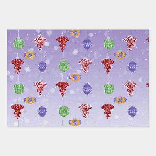 Kerstversiering ompakken Papier  Inpakpapier Vel (Voorkant 3)