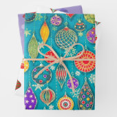 Kerstversiering ompakken Papier  Inpakpapier Vel (In situ)