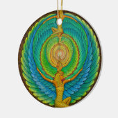 kerstversiering "oneindige Isis" Keramisch Ornament (Links)