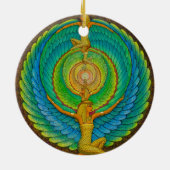 kerstversiering "oneindige Isis" Keramisch Ornament (Achterkant)