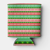 KERSTVERSIERING ONTWERP ROOD WIT GROEN BLIKJESKOELER (Voorkant)